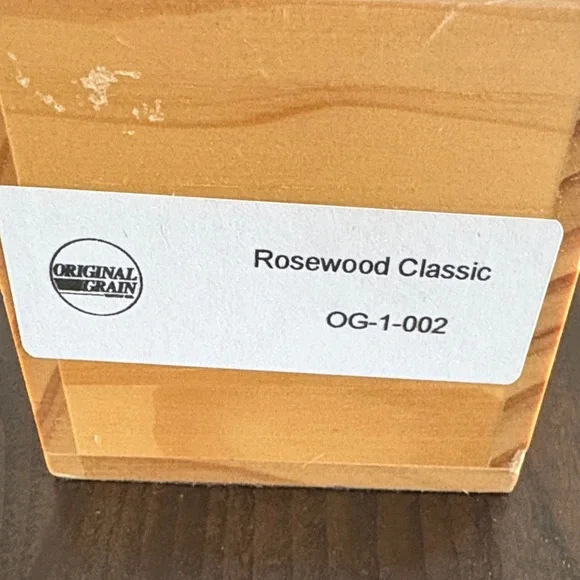 Original Grain Men's Silver and Brown Watch Rosewood Classic - Picture 4 of 4